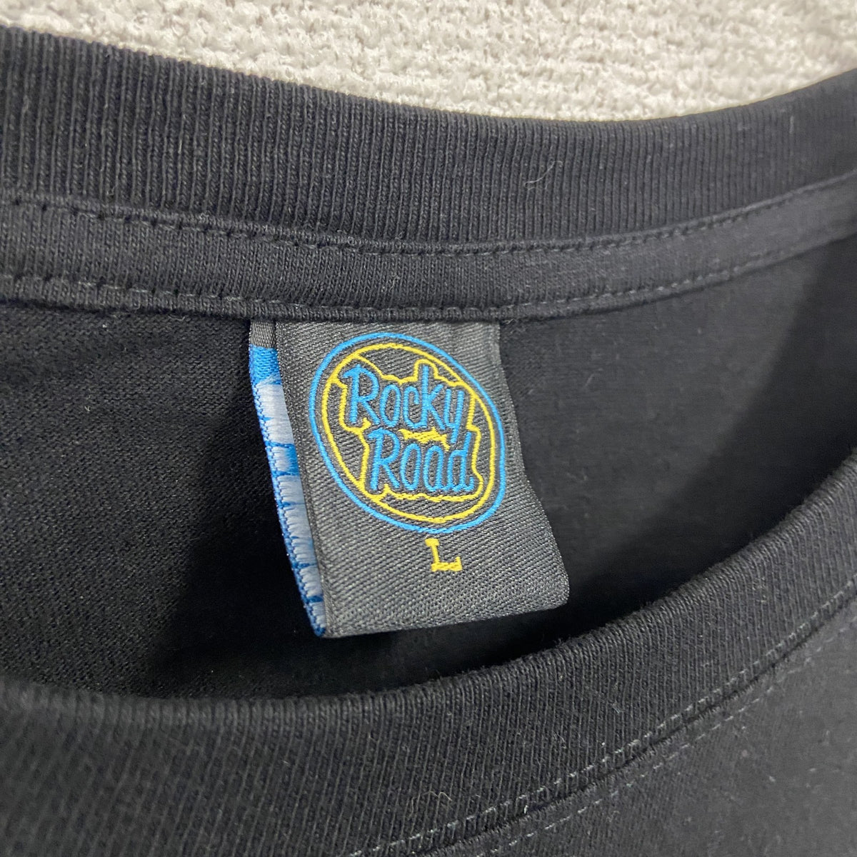Rocky Rood　エミネム　スリム・シェイディ　半袖プリントラッパーＴシャツ　ヒップホップ　黒　ブラック　Lサイズ　古着