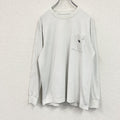 THE NORTH FACE　ザ・ノースフェイス　長袖Tシャツ/ロンT　白　ホワイト　Lサイズ　古着