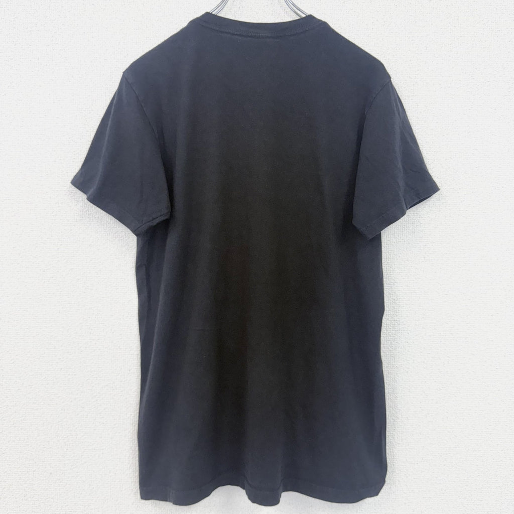 ソードアートオンライン　半袖アニメプリントTシャツ　　クルーネック　レトロデザイン　黒　ブラック　Mサイズ　古着