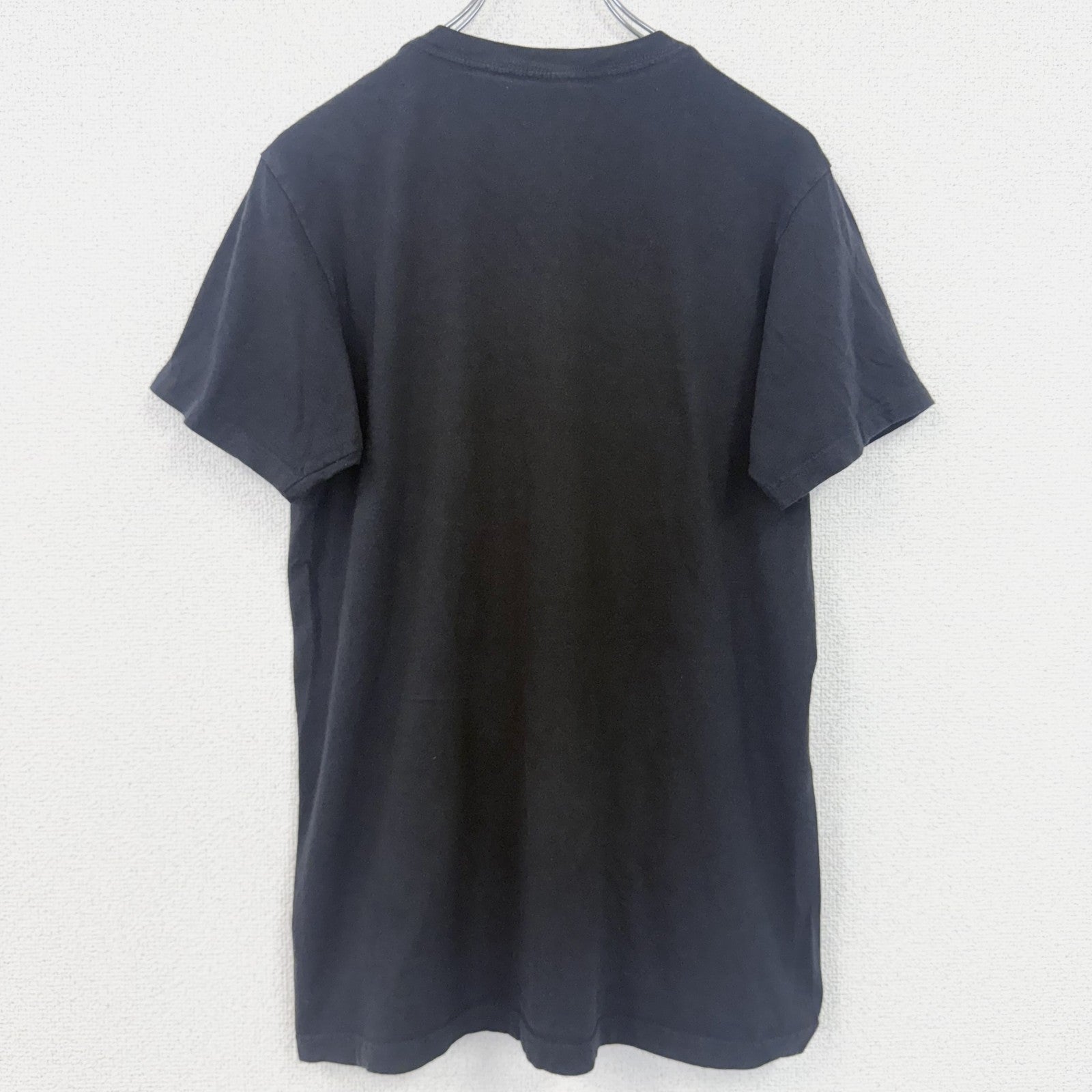 ソードアートオンライン　半袖アニメプリントTシャツ　　クルーネック　レトロデザイン　黒　ブラック　Mサイズ　古着