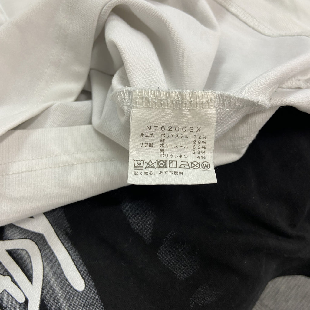 THE NORTH FACE　ザ・ノースフェイス　長袖Tシャツ/ロンT　白　ホワイト　Lサイズ　古着