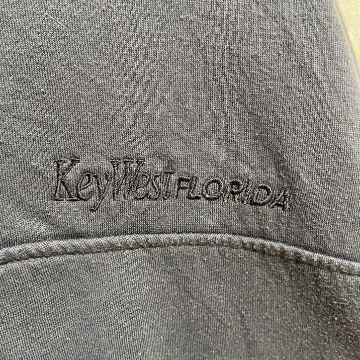 STRADIVARIUS　長袖ワンポイントロゴ刺繍スウェット　トレーナー　黒　ブラック　オーバーサイズ　XLサイズ　古着