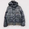 G-STAR RAW　ジースターロゥ　フード付きダウンコート　比翼仕立て　黒　ブラック　Mサイズ　古着