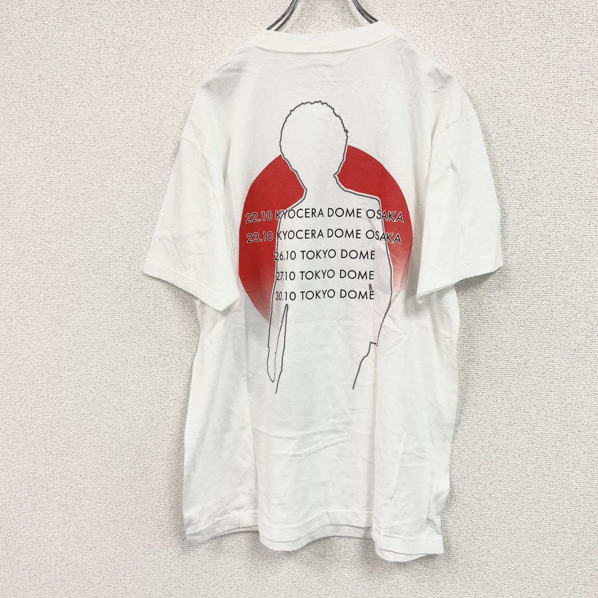 Print Star　プリントスター ブルーノマーズ　半袖ミュージックシンガープリントTシャツ　白　ホワイト　Lサイズ　古着