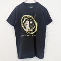 ソードアートオンライン　半袖アニメプリントTシャツ　　クルーネック　レトロデザイン　黒　ブラック　Mサイズ　古着