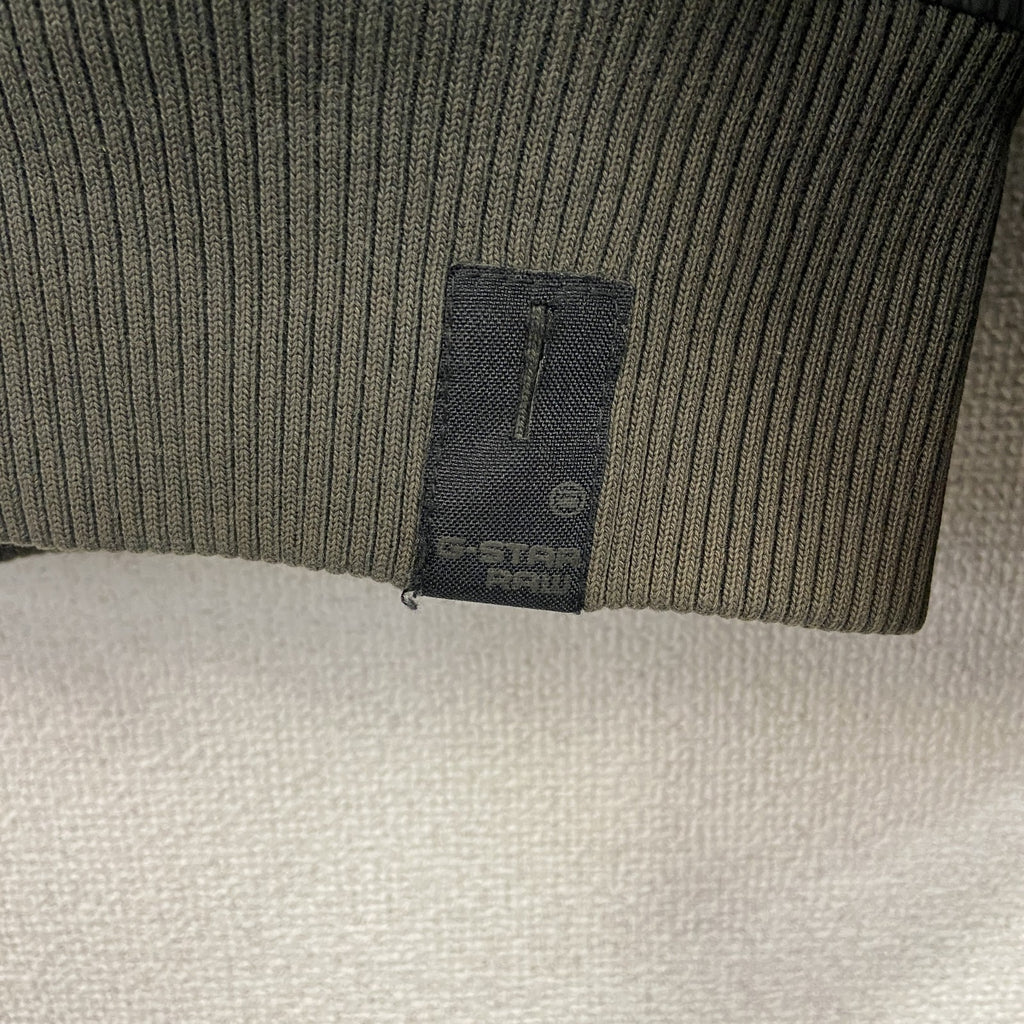 G-STAR RAW　ジースターロゥ　フード付きダウンコート　比翼仕立て　黒　ブラック　Mサイズ　古着