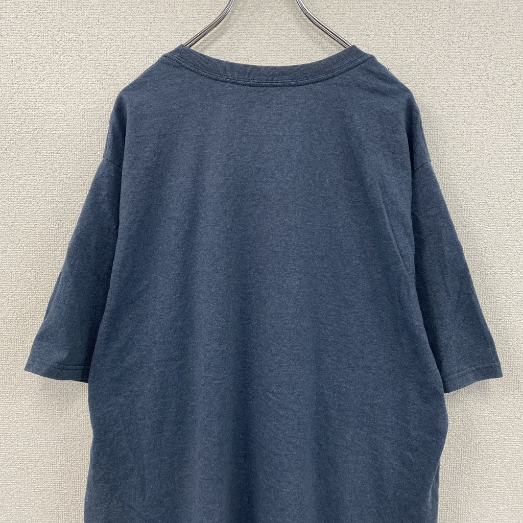 APT.9　アプトナイン　半袖プリントTシャツ　羅針盤　青　ブルー　2XLサイズ　古着