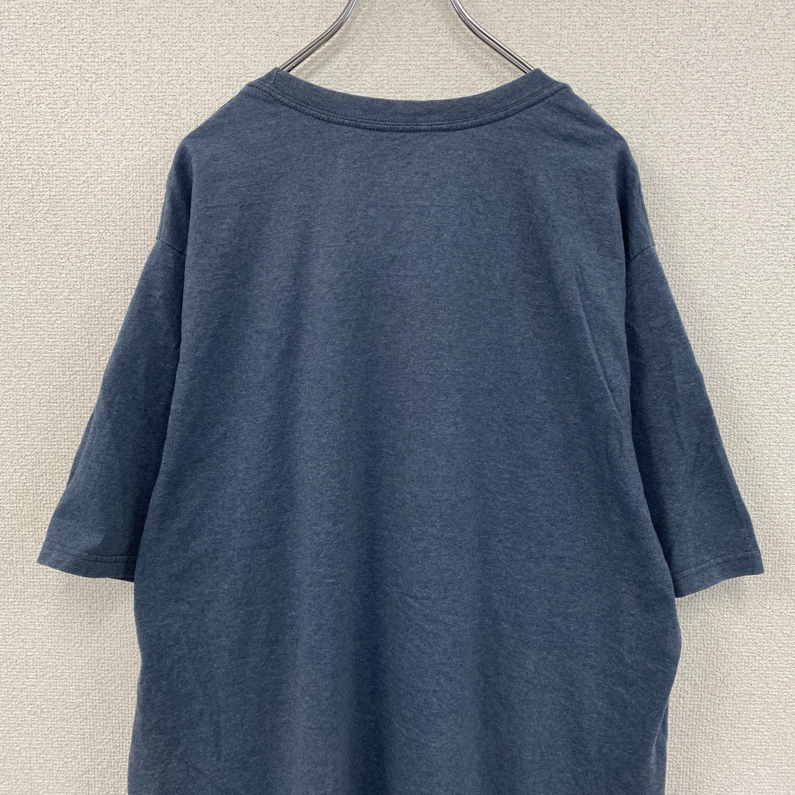 APT.9　アプトナイン　半袖プリントTシャツ　羅針盤　青　ブルー　2XLサイズ　古着