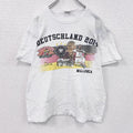 CROSSFIRE　半袖プリントTシャツ　ドイツ代表　サッカー　白　ホワイト　Lサイズ　古着