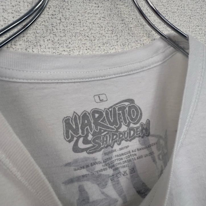 NARUTO　ナルト　半袖アニメプリントTシャツ　JUMP　ジャンプ　クルーネック　レトロデザイン　Lサイズ　古着