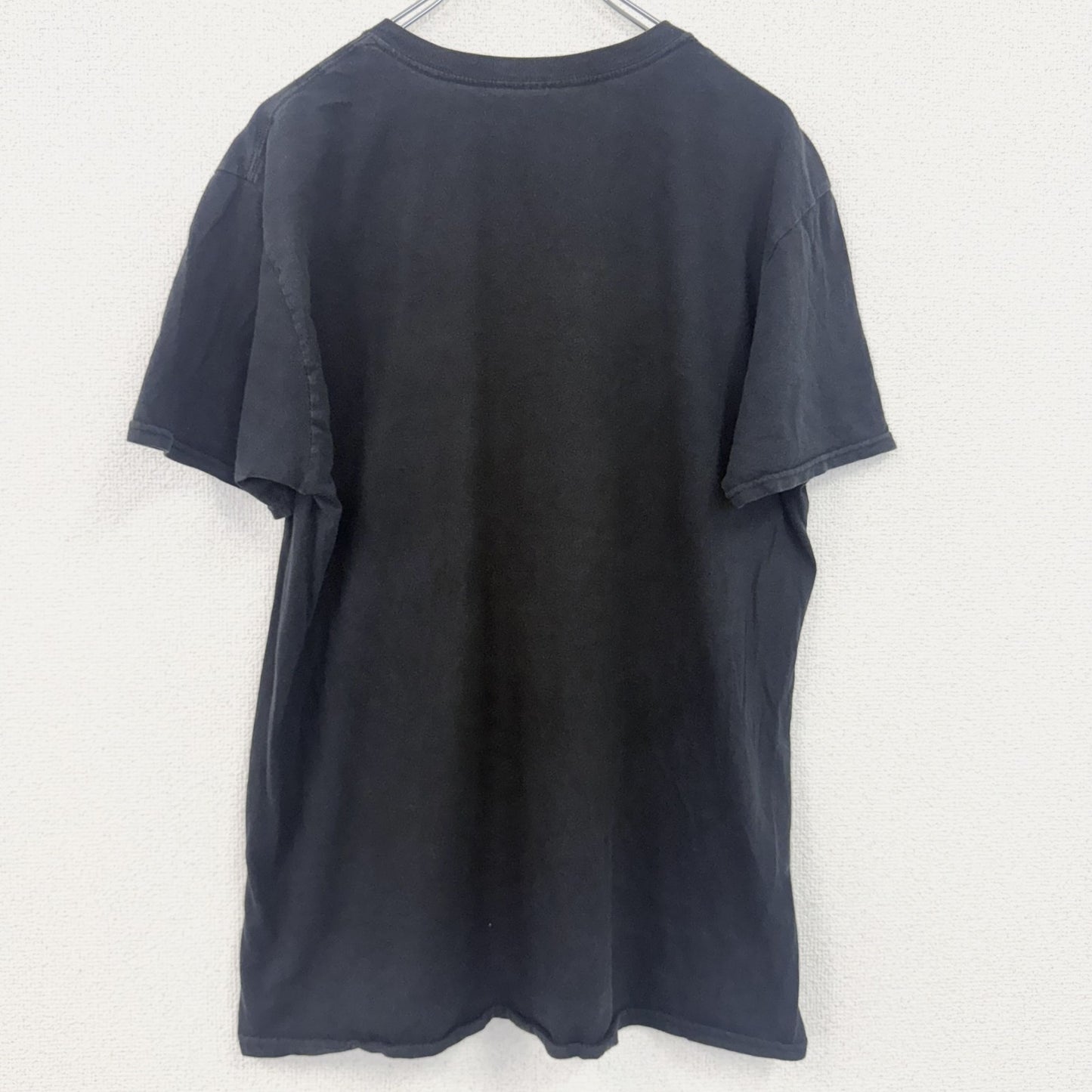 古着 used　ナルト　NARUTO　半袖アニメプリントTシャツ　イタチ　サスケ　クルーネック　レトロ　黒　ブラック　XLサイズ