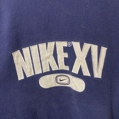 古着 used　NIKE ナイキ　XV　2003　長袖ロゴスウェット　トレーナー　ネイビー　ビックシルエット　XXLサイズ