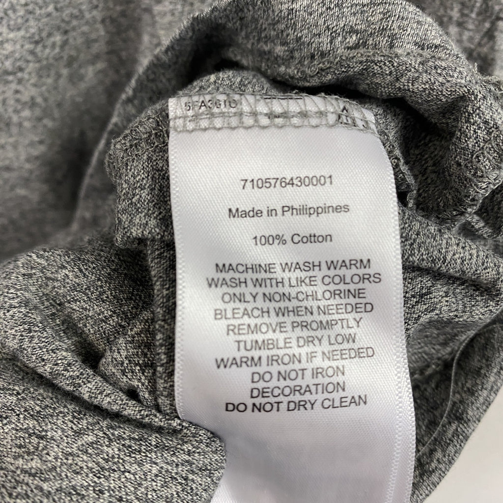 POLO RALPH LAUREN　ラルフローレン　半袖プリントTシャツ　アーチプリント　デカロゴ　灰色　グレー　Mサイズ　古着