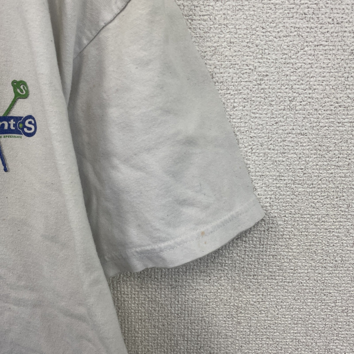 00s　GILDAN　ギルダン　半袖プリントTシャツ　企業T　ヴィンテージ　白　ホワイト　Lサイズ　古着