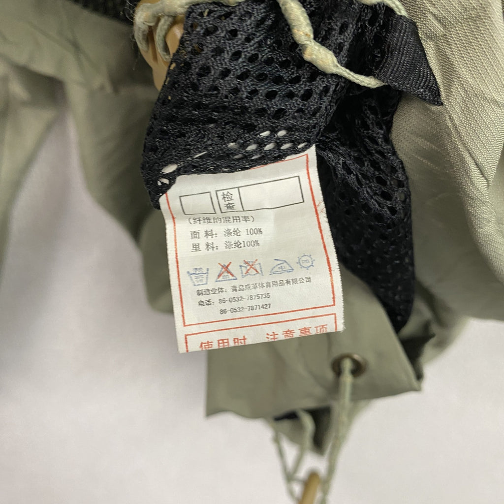 00s　sunbird　サンバード　アテネオリンピック　フルジップジャケット　刺繍ロゴ　ワッペン　カーキ　110サイズ　古着