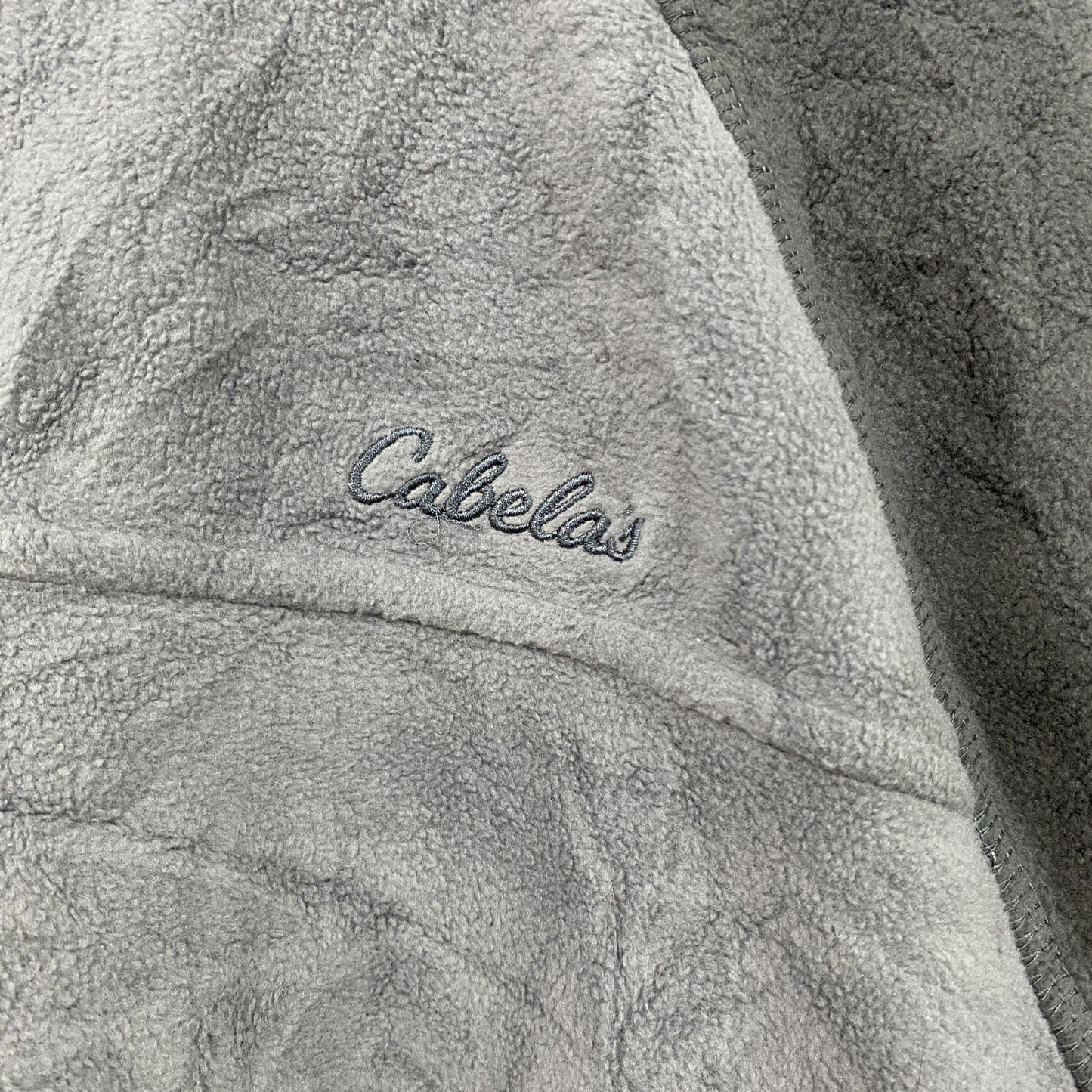 Cabela’ｓ　カベラス　フリースジャケット/ボアジャケット　ハーフジップ　グレー　Mサイズ