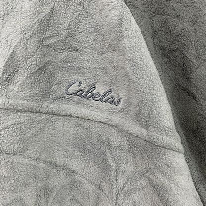 Cabela’ｓ　カベラス　フリースジャケット/ボアジャケット　ハーフジップ　グレー　Mサイズ