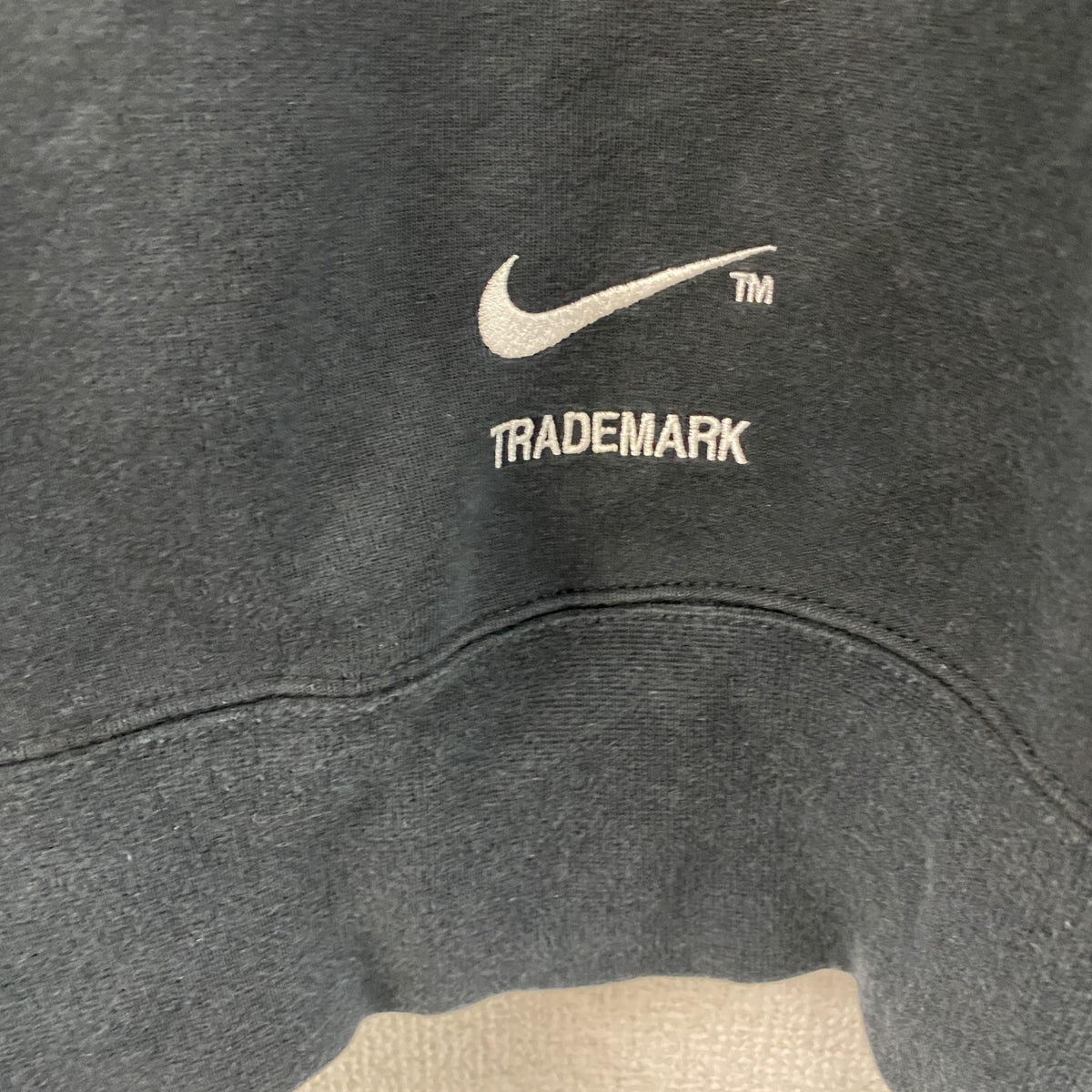 NIKE　ナイキ　フルジップパーカー/フーディー　黒　ブラック　Mサイズ フード付き メンズ コットン 古着