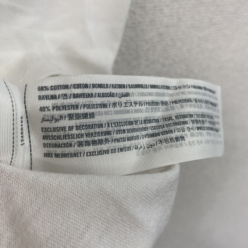Abercrombie&Fitch　アバクロンビー&フィッッチ　半袖プリントTシャツ　シングルステッチ　白　ホワイト　Sサイズ　古着