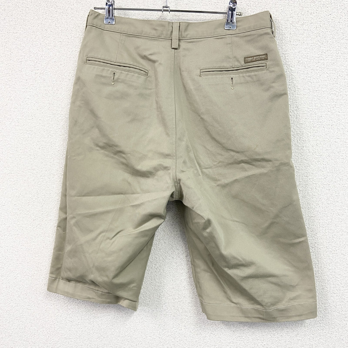 HAGGAR　ハガー　haggar generations　ハーフパンツ/ショートパンツ　ジップフライ　ベージュ メンズ コットン 古着