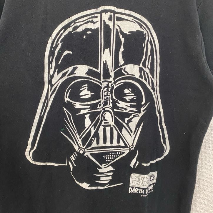 STARWARS　スターウォーズ　半袖キャラクタープリントTシャツ　ダースベイダー　黒　ブラック　Mサイズ　古着