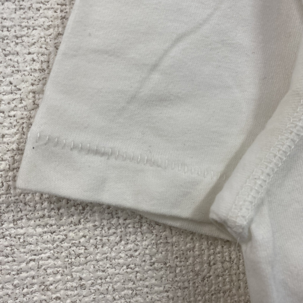 Abercrombie&Fitch　アバクロンビー&フィッッチ　半袖プリントTシャツ　シングルステッチ　白　ホワイト　Sサイズ　古着