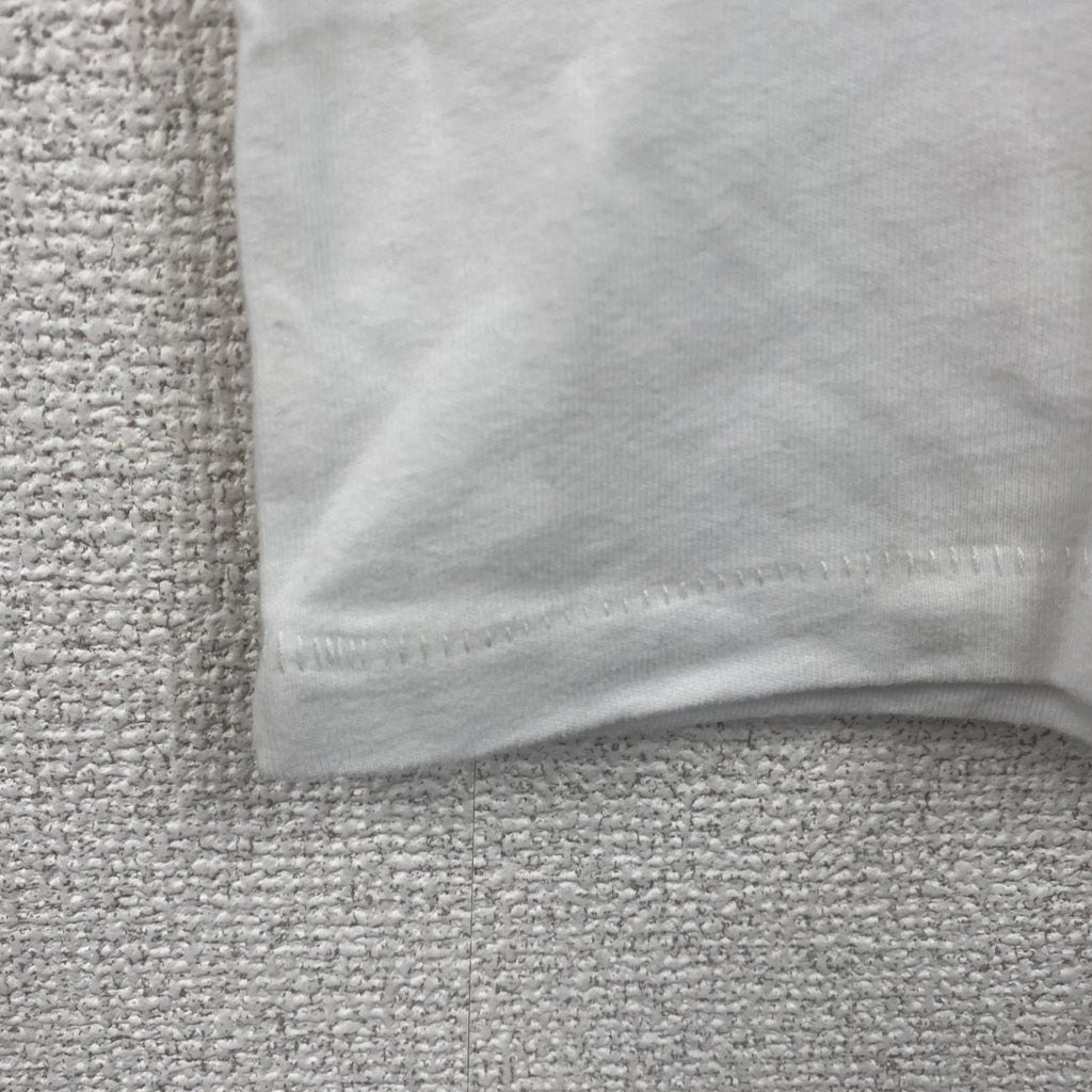 Abercrombie&Fitch　アバクロンビー&フィッッチ　半袖プリントTシャツ　シングルステッチ　白　ホワイト　Sサイズ　古着