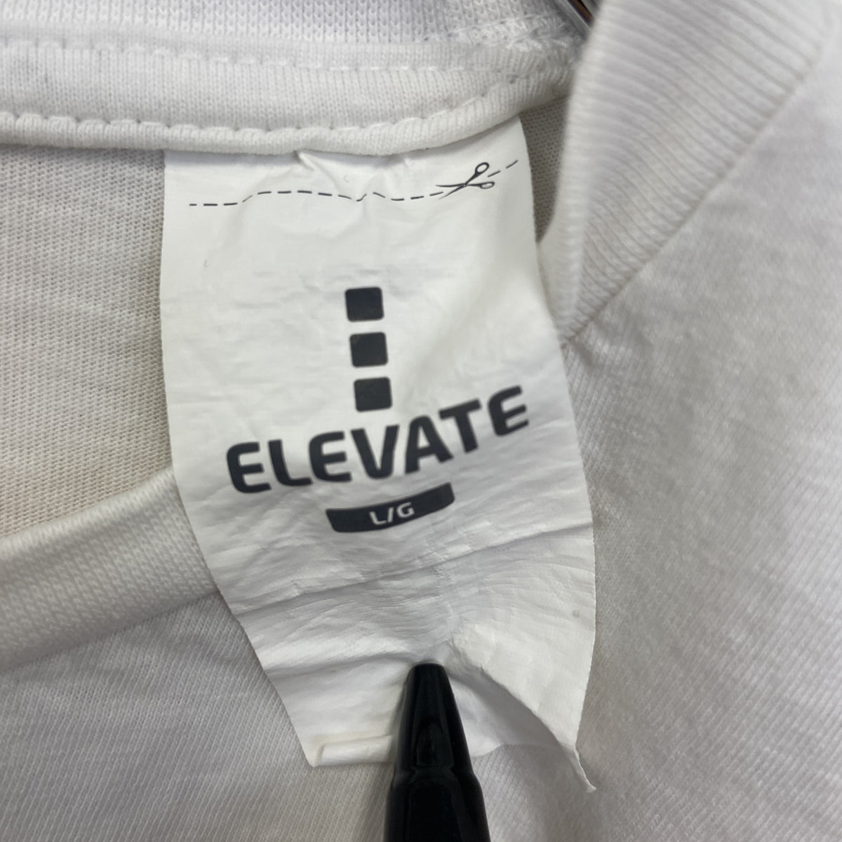 ELEVATE　半袖プリントTシャツ　ペリカン　カジュアルデザイン　春夏服　クルーネック　レトロ　白　ホワイト　Lサイズ　古着