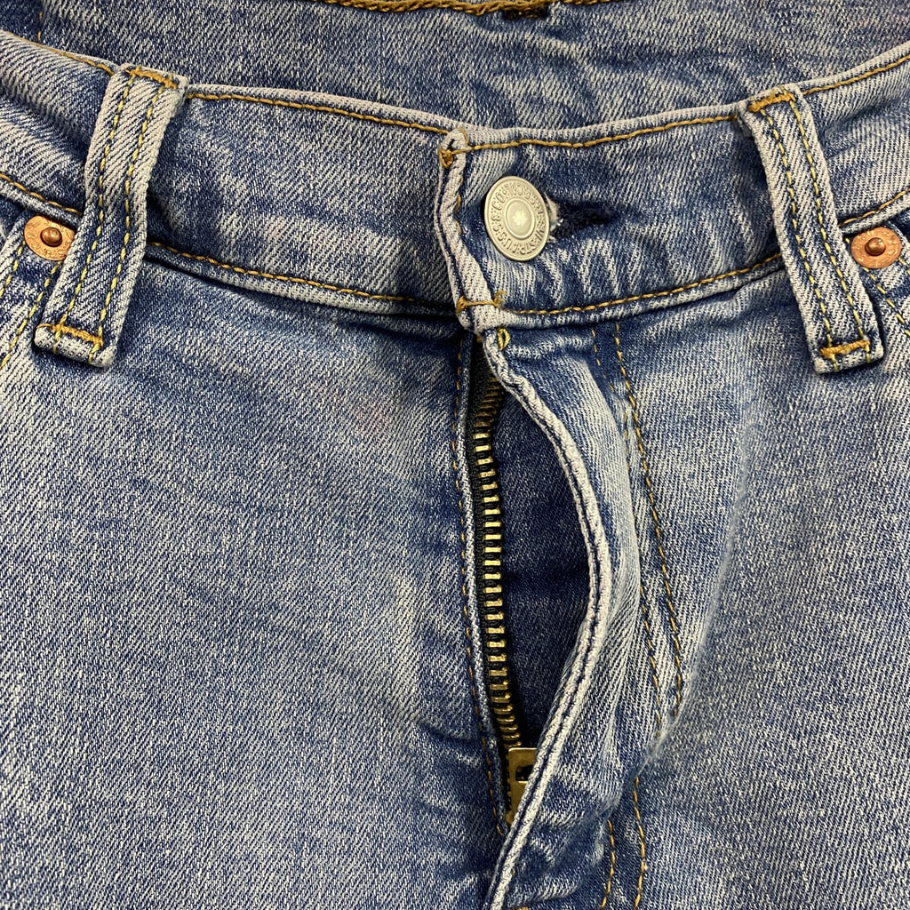 Levi’s　リーバイス　511　デニムパンツ/ジーンズ　ジップフライ　縦落ち　インディゴ　W31サイズ　古着
