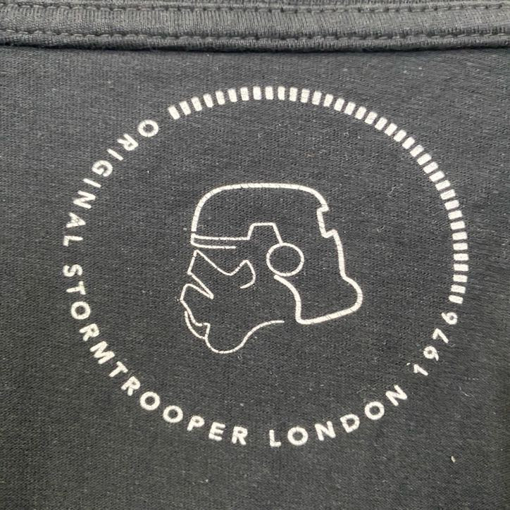 ORIGINAL STORMTROOPER LONDON　半袖プリントTシャツ　メリークリスマス　サンタ　黒　ブラック　古着