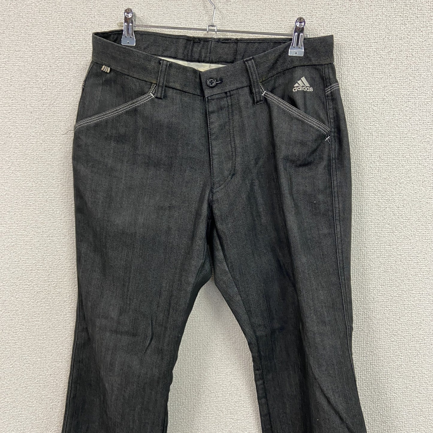 adidas　アディダス　デニムパンツ/ジーンズ　黒　ブラック　82サイズ