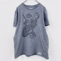 ELEMENT　エレメント　TIMBER！　ティンバー　半袖Tシャツ　コラボＴ　ユーロ　灰色　グレー　XLサイズ　古着