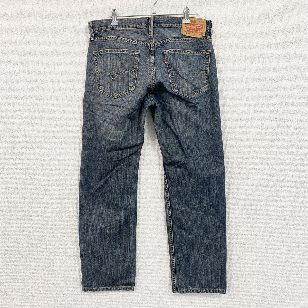 Levi’s　リーバイス　559　デニムパンツ/ジーンズ　ジップフライ　縦落ち　インディゴ　W32サイズ　古着