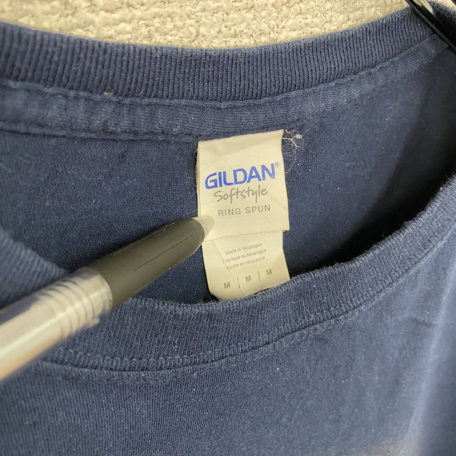 GILDAN　ギルダン　半袖プリントTシャツ　ハリーポッター　紺　ネイビー　Mサイズ　古着