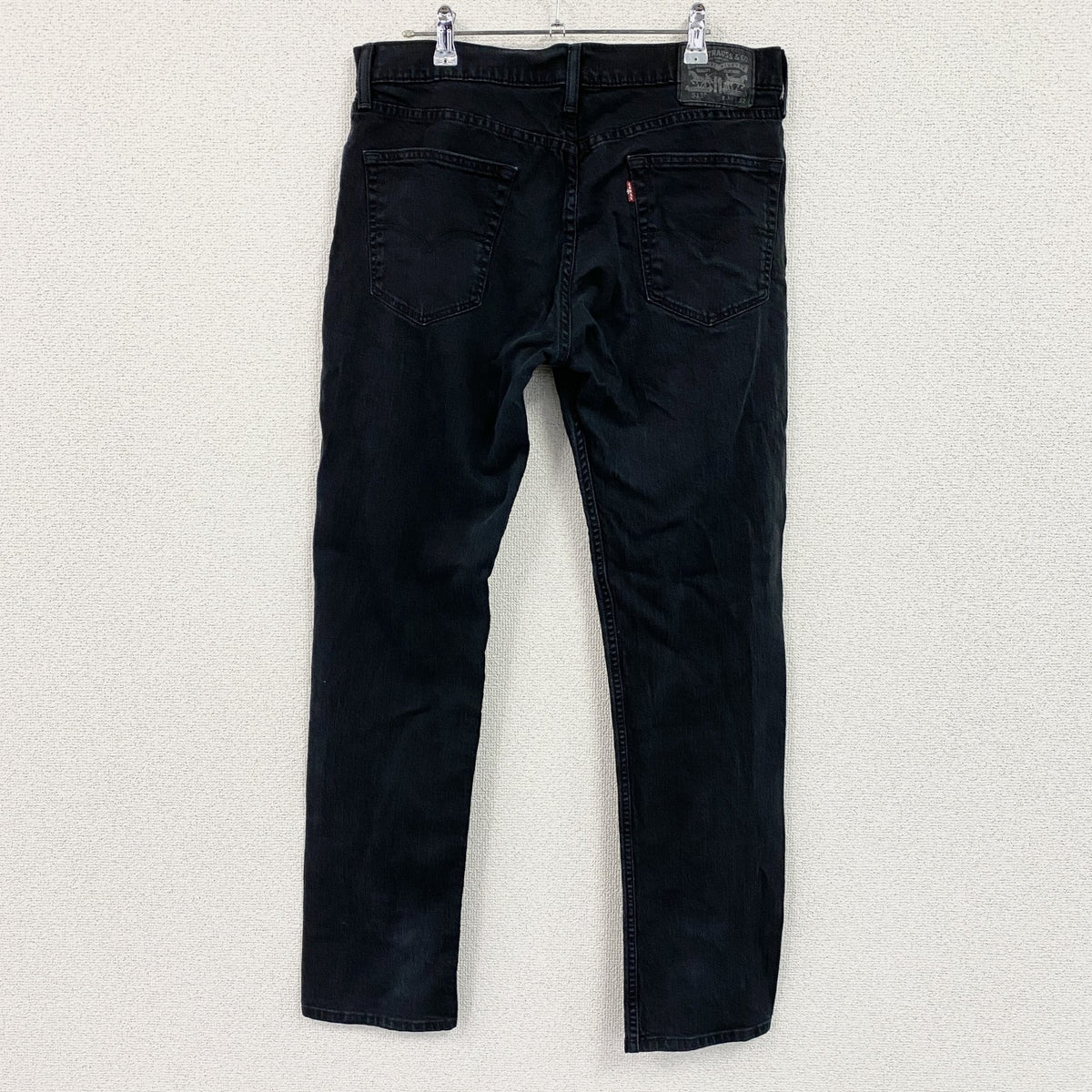 Levi’s　リーバイス　511　ブラックデニムパンツ/ジーンズ　ジップフライ　黒　ブラック　W34サイズ　古着