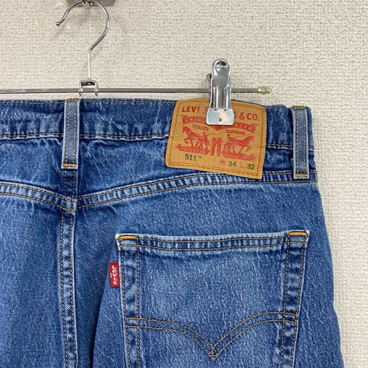 Levi’s　リーバイス　511　デニムパンツ/ジーンズ　ジップフライ　インディゴ　W34サイズ　古着