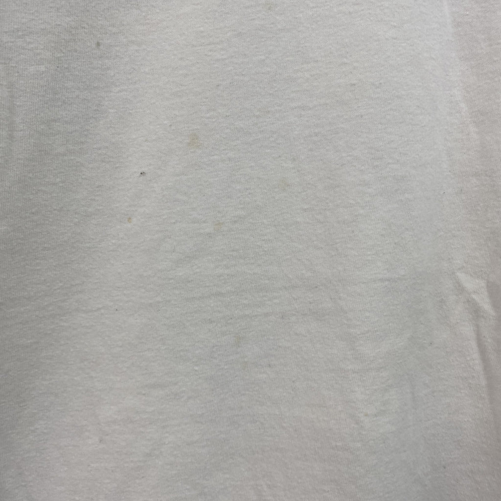 POLO RALPH LAUREN　ラルフローレン　半袖プリントTシャツ　シングルステッチ　刺繍ロゴ　白　ホワイト　Mサイズ　古着