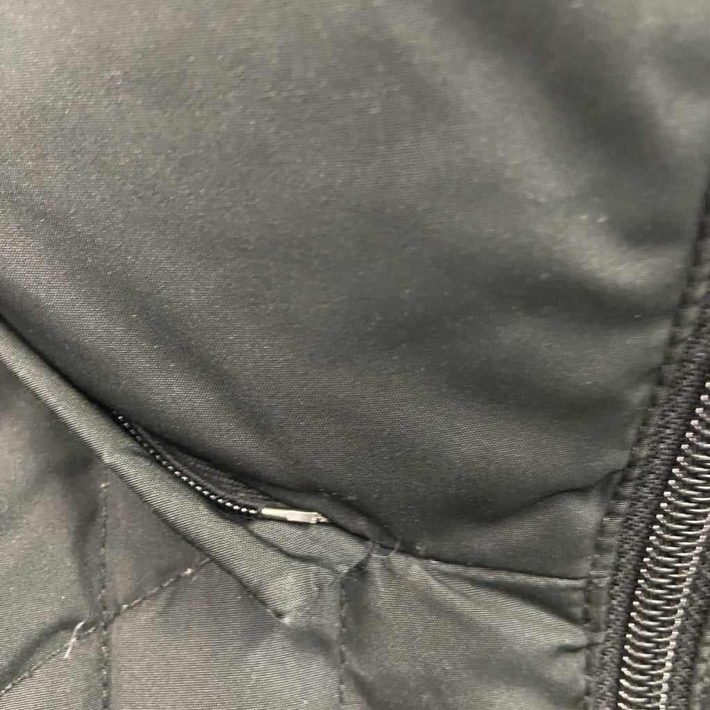 MONCLER　モンクレール　ダウンコート　キルティングコート　黒　ブラック　1サイズ　古着