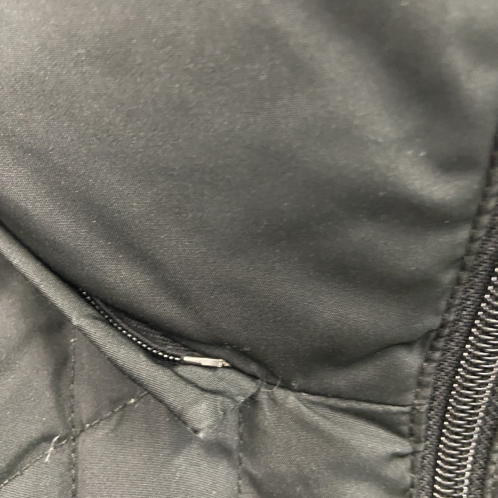 MONCLER　モンクレール　ダウンコート　キルティングコート　黒　ブラック　1サイズ　古着