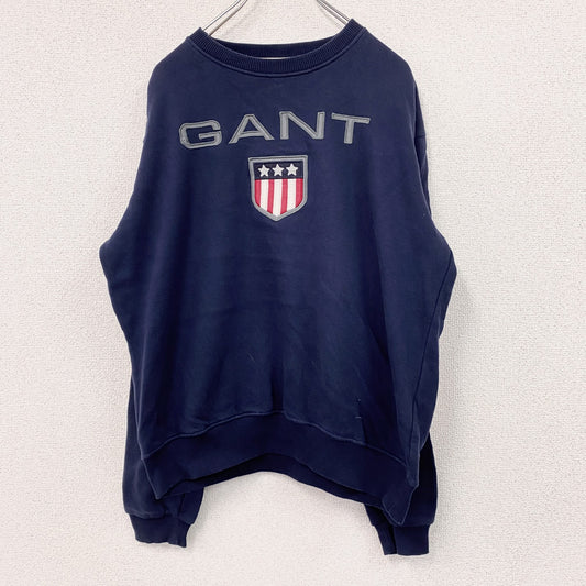 GANT　スウェット/トレーナー　刺繡　紺　ネイビー