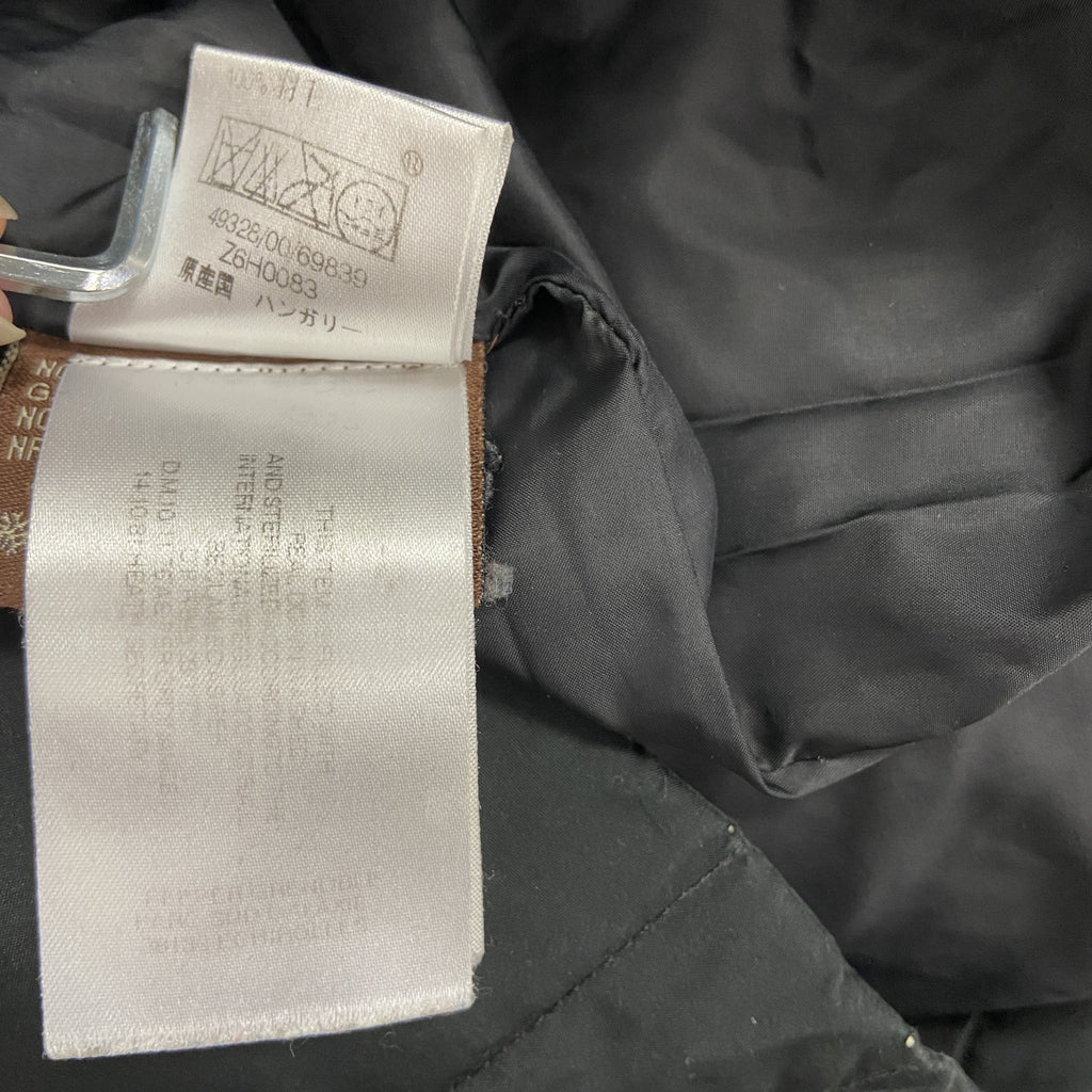 MONCLER　モンクレール　ダウンコート　キルティングコート　黒　ブラック　1サイズ　古着