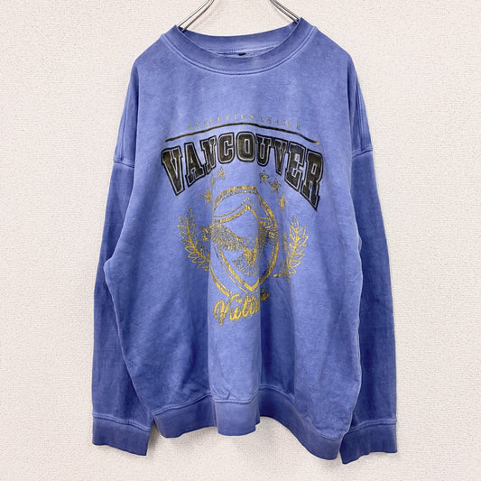 スウェット/トレーナー　VANGOUVER　ブルー
