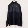 NIKE　ナイキ　長袖ハーフジップジャケット　黒　ブラック　XSサイズ　古着