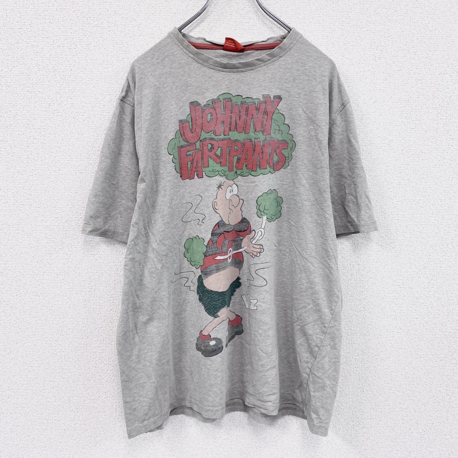 Viz　ヴィズ　JOHNNY FARTPANTS　ジョニーファートパンツ　半袖Tシャツ　グレー　灰色　XLサイズ　古着
