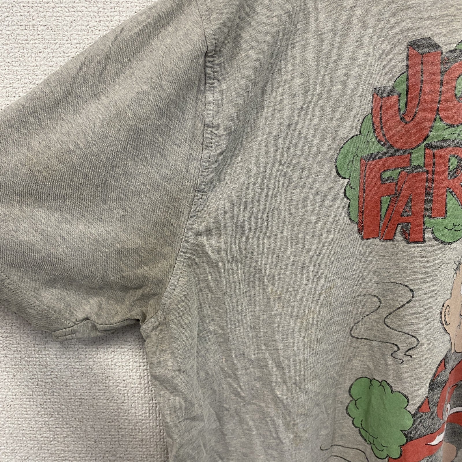 Viz　ヴィズ　JOHNNY FARTPANTS　ジョニーファートパンツ　半袖Tシャツ　グレー　灰色　XLサイズ　古着