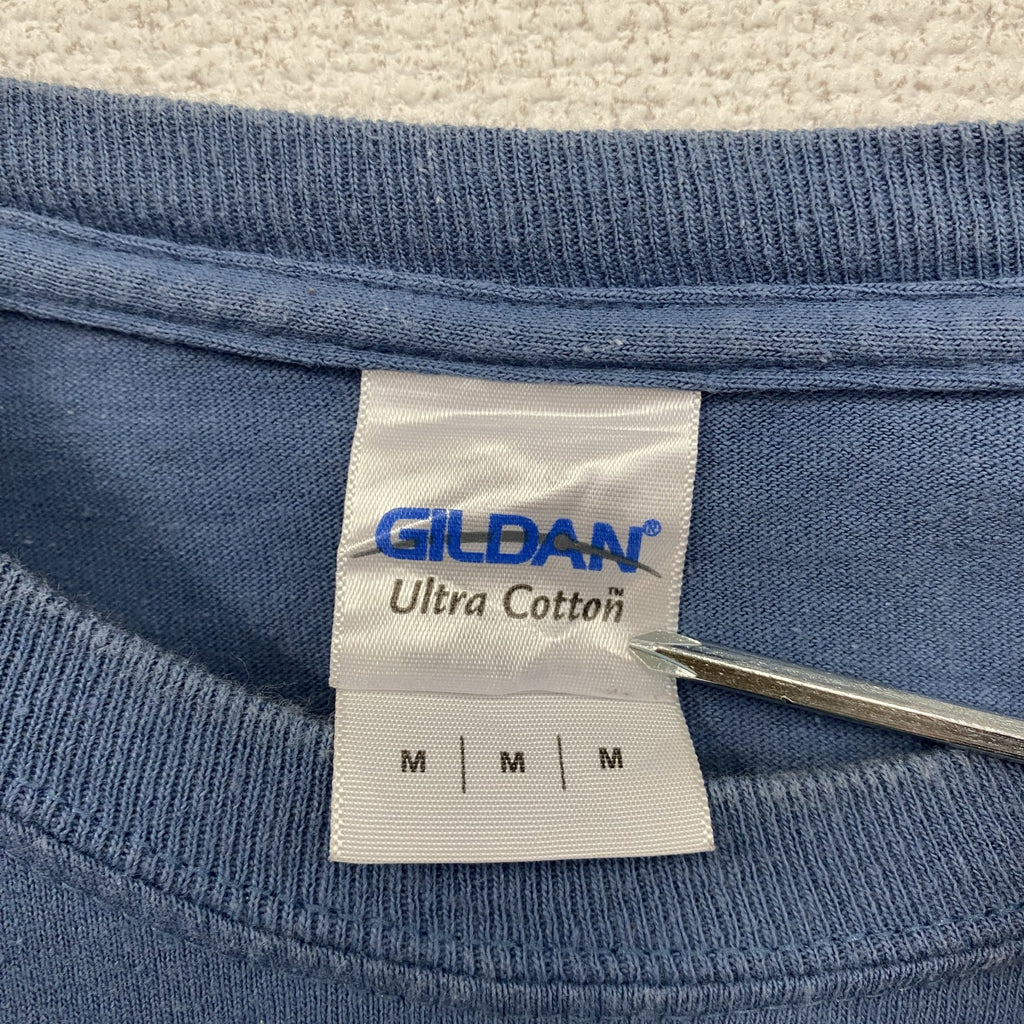 GILDAN　ギルダン　長袖Tシャツ/ロンT　COLORADO　青　ブルー　Mサイズ　古着