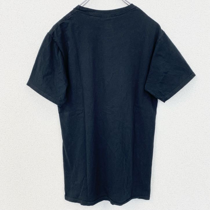 PORT&COMPANY　半袖ビッグプリントTシャツ　ゲーム　ゲーマー　レベル13　ロック解除　黒　ブラック　Sサイズ　古着