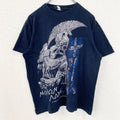 古着 used　90s　00s　半袖ビッグプリントTシャツ　インディアン　騎士　ギリシャ　ネイビー　紺　ヴィンテージ　vintage