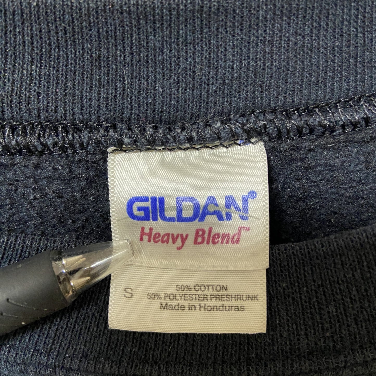 古着 used　GILDAN ギルダン　長袖プリントスウェット　トレーナー　CENTRAL　クルーネック　Sサイズ