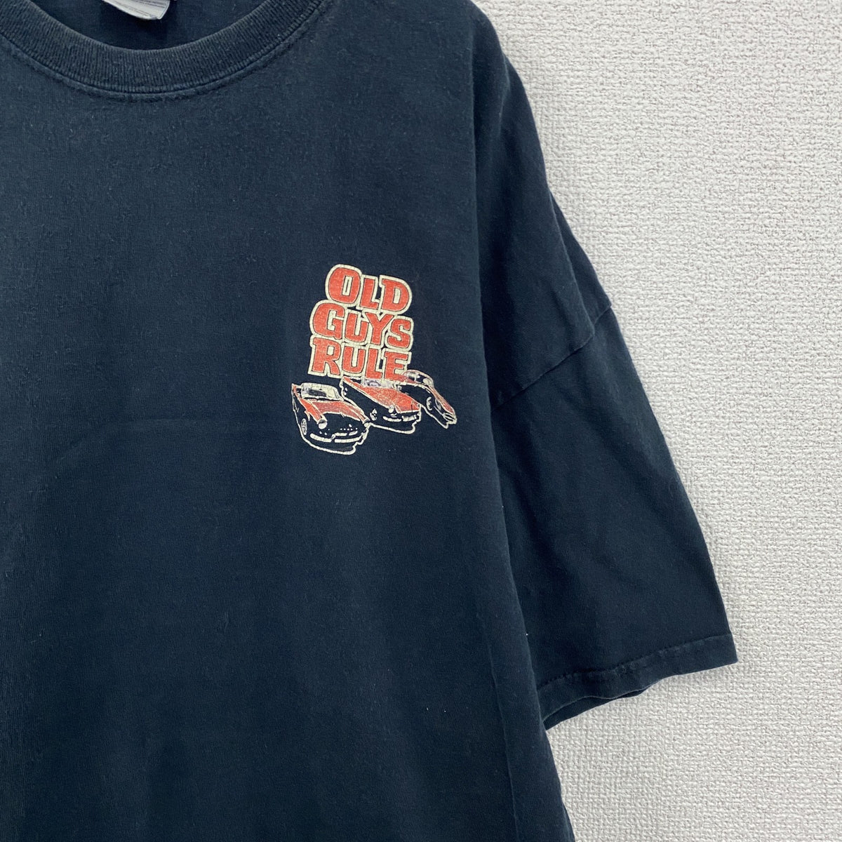 OLD GUYS RULE　オールドガイズルール　半袖プリントTシャツ　_　ブラック　2XLサイズ　古着